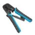 WP Crimpadora Metalica para RJ11/RJ12/RJ45 de Carraca - Funcion Pelacables - Color Negro y Azul