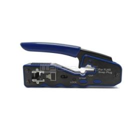 WP Crimpadora para RJ45 con Pelacables - Color Negro y Azul