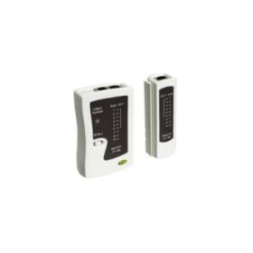 WP Testeador de Red RJ11 / RJ12 / RJ45 / BNC - Color Blanco