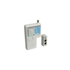 WP Testeador de Cables RJ11 / BNC 12/45 y USB - Color Gris Claro
