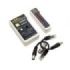 WP Testeador de Red RJ11 / RJ12 / RJ45 / BNC - Color Blanco y Negro