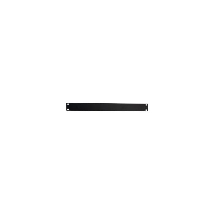 WP Tapa Delantera para Armario 1U - 490x15x55mm - Color Negro
