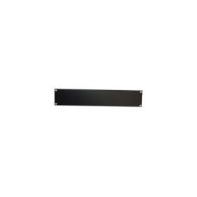 WP Tapa Delantera para Armario 2U - 490x15x100mm - Color Negro