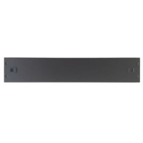 WP Tapa Delantera para Armario 2U - Instalacion sin Tornillos - 490x15x100mm - Color Negro