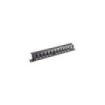WP Guia 2U Cableado con Tapa - 490x100x80mm - Color Negro