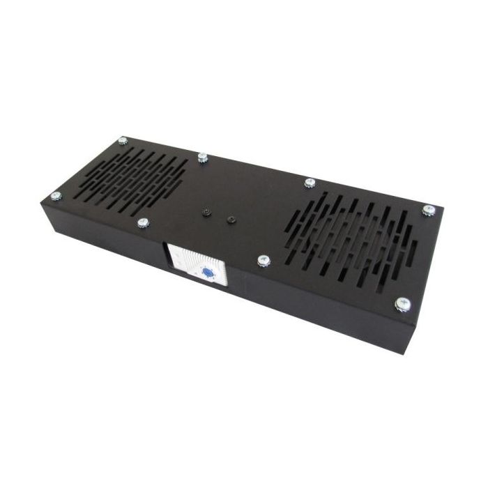WP Termostato para Armarios de la Serie RWB con 2 Ventiladores - 475x400x55mm - Color Negro