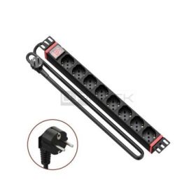 WP Regleta 8 Schukos para Rack 19" 1U