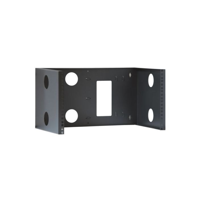 WP ROA-04603-Bu Bastidor Mural Abierto 4U - Estructura de Acero Resistente - 500x305x178mm - Color Negro