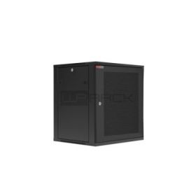 WP RWC-12606-B Armario Mural 12U - Puerta de Acero Perforada - Cerradura de Seguridad - 540x600x580mm - Color Negro