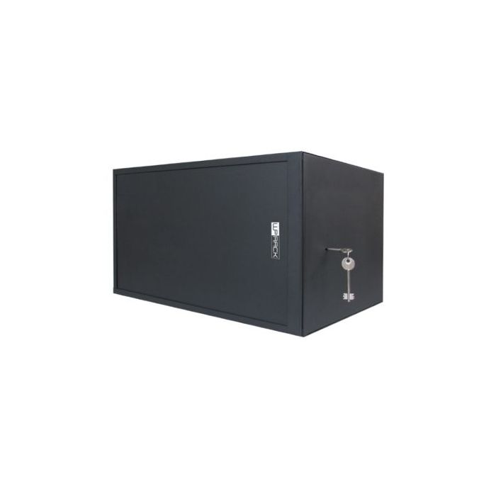 WP RWS-12506-B Armario Mural de Seguridad 12U - Puerta Corrediza - Antirrobo Clase RC4 - 560x600x592mm - Color Negro