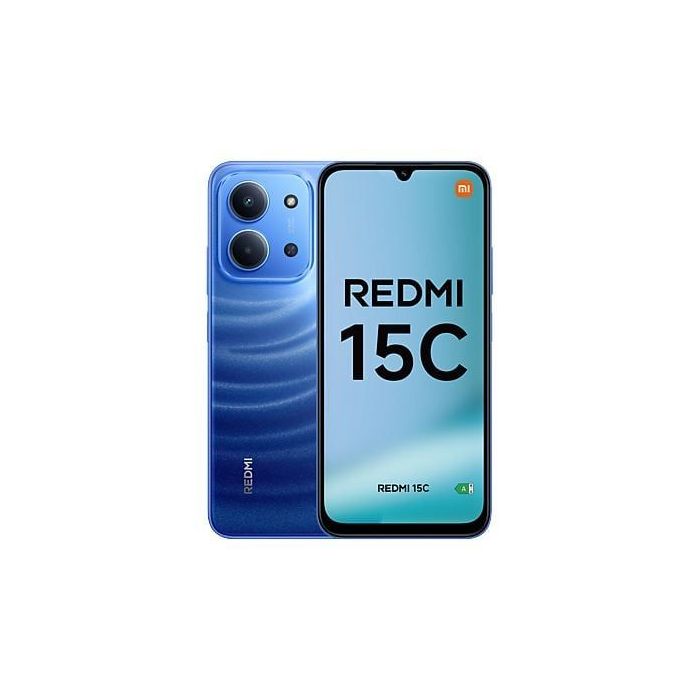 Xiaomi Redmi 15C Smartphone Pantalla 6.9" - 4GB - 256GB - Camara Principal 50MP - Bateria 6000mAh - Color Azul