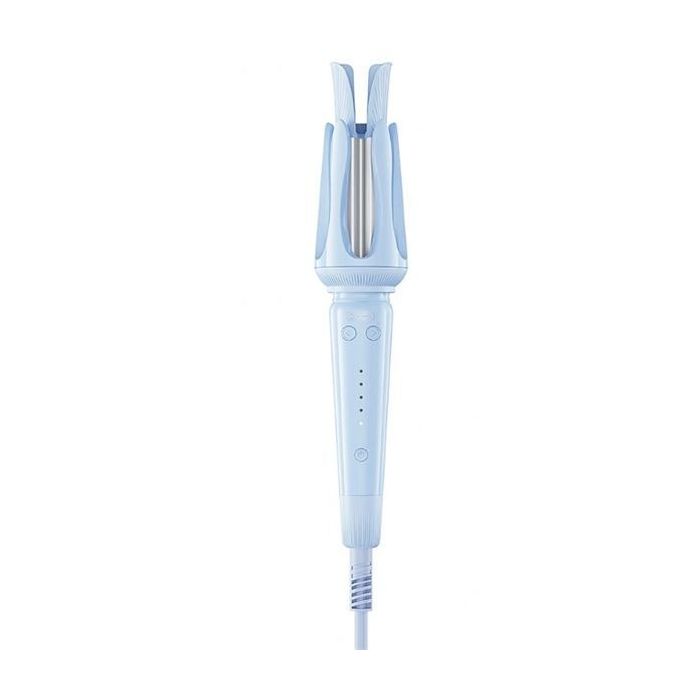 XO CF40 Rizador de Pelo - 40W - Punta 360 - Autocurvatura - Control de Temperatura Digital con 4 Niveles - Apagado Automatico - Color Azul