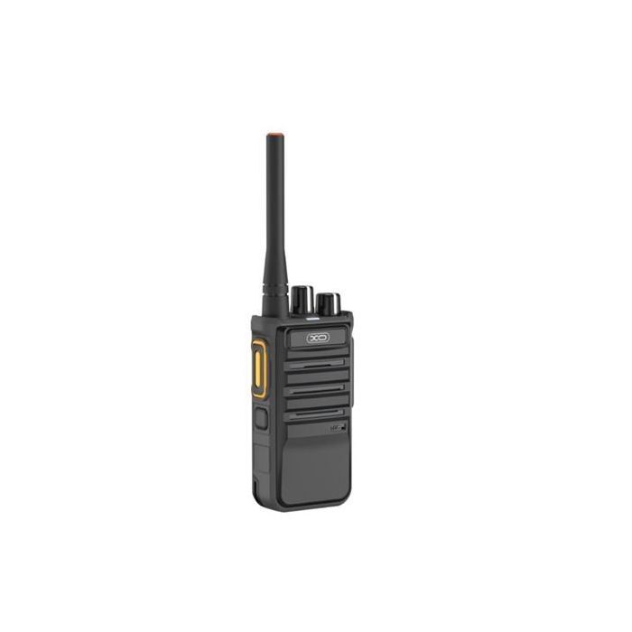 XO DJJ01 Pack 2 Walkie Talkies - 8 Canales - Autonomia hasta 13h - Base de Carga - Color Negro