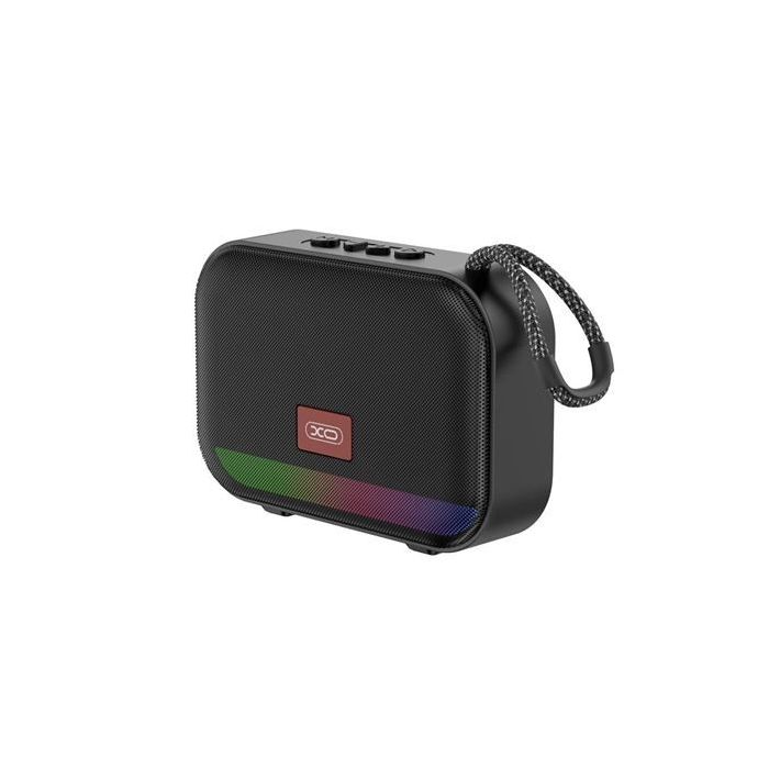 XO F66 Altavoz Bluetooth - 5W - USB y MicroSD - RGB - Color Negro