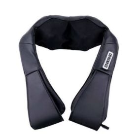 XO FG09 Masajeador de Cuello con Calor - 3 Niveles - 30W - Adaptador y Cable para Coche - Color Negro