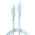 XO NBQ265B Cable USB-C Macho a USB-C Macho - 1m - 60W - Color Azul