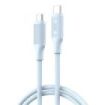 XO NBQ265B Cable USB-C Macho a USB-C Macho - 1m - 60W - Color Azul