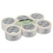 Zap Pack de 6 Precintos de Embalaje 50mm x 66m - Polipropileno 55 micras - Color Blanco