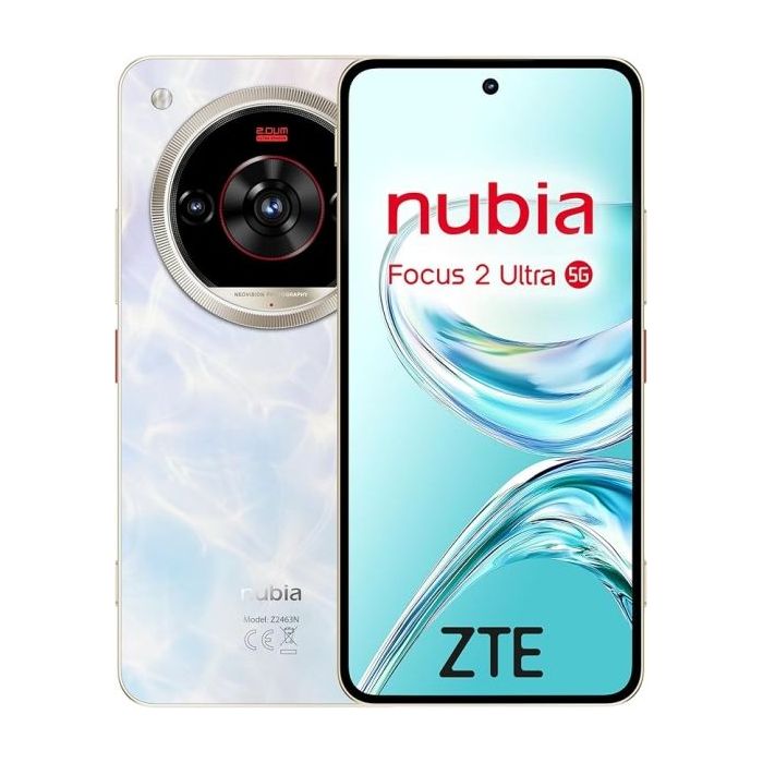 ZTE Nubia Focus 2 Ultra 5G Smartphone Pantalla 6,8" - 8+12 GB RAM - 512 GB - 120 Hz- Bateria 5000 mAh - Color Blanco