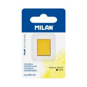 Milan Art Acuarela de Recambio - Medio Godet - Color Amarillo