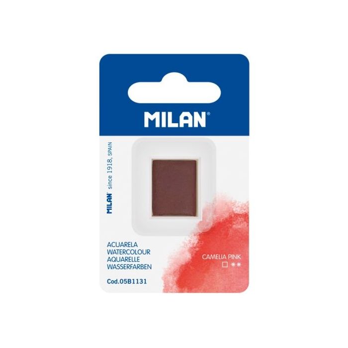 Milan Art Acuarela de Recambio - Medio Godet - Color Rosa