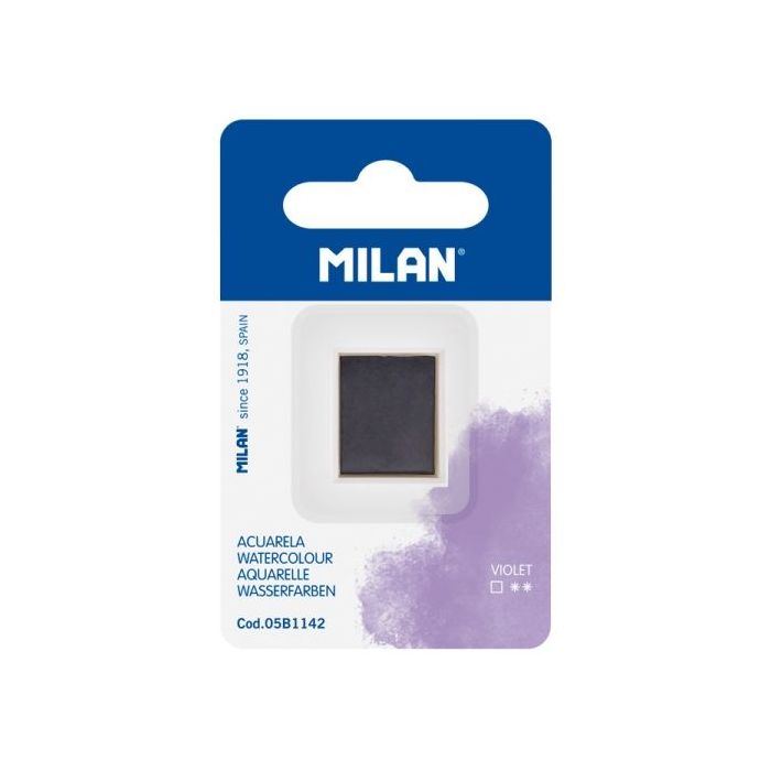 Milan Art Acuarela de Recambio - Medio Godet - Color Violeta