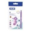 Milan Pack de 8 Rotuladores - Tinta al Agua - Punta Conica de 5mm - Colores Pastel Surtidos