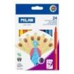 Milan Pack de 24 Rotuladores - Tinta al Agua - Punta Fina 2mm - 154mm - Colores Surtidos