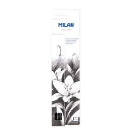 Milan Art Pack de 3 Lapices de Carboncillo - Color Negro