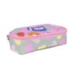 Milan Green and Grow Estuche Portatodo - Ovalado - Cierre con Cremallera - Malla Interior - 20.5x9x5.5cm - Multicolor