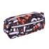 Milan Fingers Estuche Portatodo - Rectangular - 2 Cremalleras - 21x8.5x6.1cm - Color Naranja