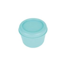 Milan 460 Since 1918 Fiambrera Hermetica Redonda de 0.25L - Libre de BPA - Tapa de Rosca - Apto para Microondas, Lavavajillas y Congelador - 10x7cm - Color Menta