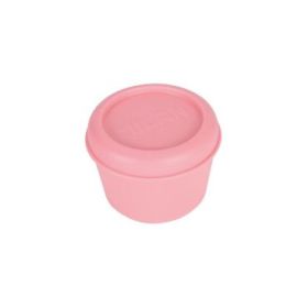 Milan 460 Since 1918 Fiambrera Hermetica Redonda de 0.25L - Libre de BPA - Tapa de Rosca - Apto para Microondas, Lavavajillas y Congelador - 10x7cm - Color Rosa