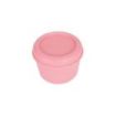 Milan 460 Since 1918 Fiambrera Hermetica Redonda de 0.25L - Libre de BPA - Tapa de Rosca - Apto para Microondas, Lavavajillas y Congelador - 10x7cm - Color Rosa