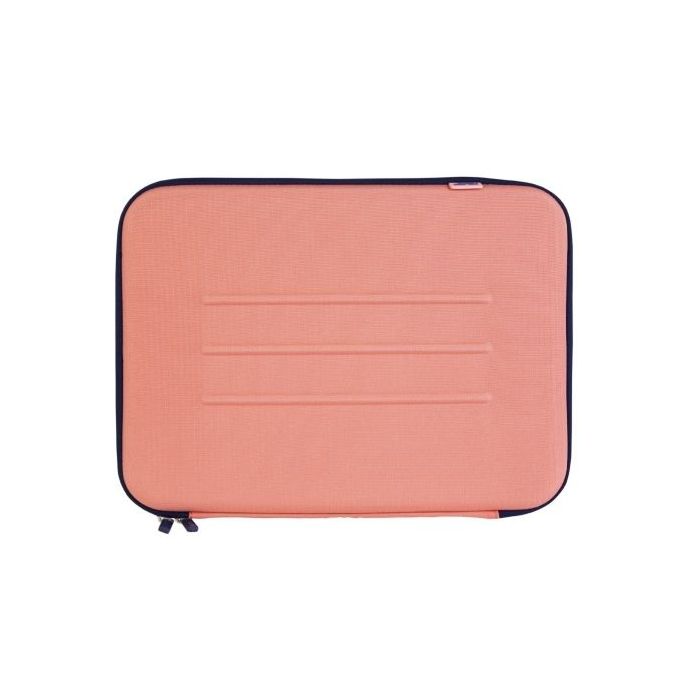 Milan Coleccion 430 Funda Semirrigida para Portatil hasta 14" - Forro Atercipelado - Bolsillo Interior - Cierre de Cremallera - Color Rosa