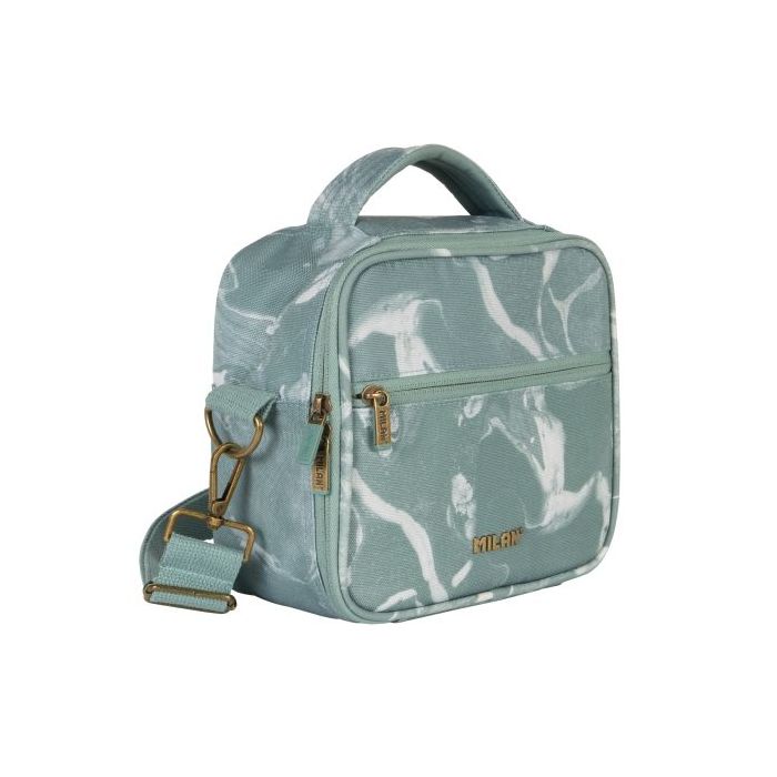 Milan Lava Bolsa Isotermica Porta Alimentos de 3.5L - Incluye 3 Recipientes - 23x20x11cm - Color Verde