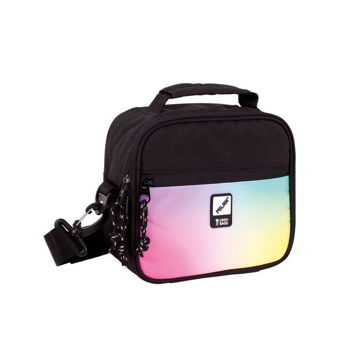 Milan Sunset Bolsa Isotermica Porta Alimentos de 3.5L - Incluye 3 Recipientes - 23x20x11cm - Color Negro