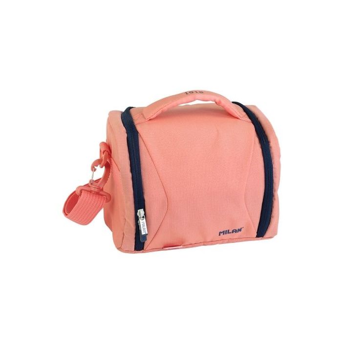 Milan Coleccion 430 Bolsa Isotermica Porta Alimentos 5L - Interior Aislante Termico - Apertura Total - Color Rosa