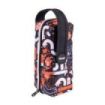 Milan Fingers Pack de 4 Estuches con Goma de Borrar - Sacapuntas - Lapiz - 3 Boligrafos - Regla - 12 Lapices de Colores - 12 Rotuladores
 - Color Naranja