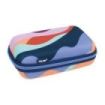 Milan The Fun Pack de 2 Estuches con Goma de Borrar - Semirigido - Sacapuntas - Lapiz - 3 Boligrafos - Regla - 6 Lapices de Colores Metalizados
 - Multicolor