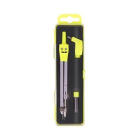 Milan Acid Compas Universal - Incluye Adaptador y Minas de Recambio - Color Amarillo