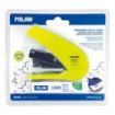 Milan Acid Energy Saving Grapadora Compacta - 1000 Grapas Incluidas - hasta 20 Hojas - Grapas 24/6 y 26/6 - Color Amarillo