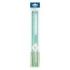 Milan New Look Regla de 30cm - Plastico Rigido - Transparente - Centimetros y Pulgadas - Color Verde