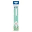 Milan New Look Regla de 20cm - Plastico Rigido - Transparente - Centimetros y Pulgadas - Color Verde