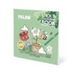 Milan Green and Grow Cuaderno para Colorear - con Adhesivos - 140g - 21x21cm - Colores Surtidos