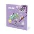 Milan Alien Invasion Cuaderno para Colorear - con Adhesivos - 140g - 21x21cm - Colores Surtidos