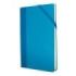 Milan Paperbook Colours Libreta Mediana - Papel Liso - 208 Hojas de 80g - Cierre Elastico - Color Azul