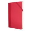 Milan Paperbook Colours Libreta Mediana - Papel Liso - 208 Hojas de 80g - Cierre Elastico - Color Rojo