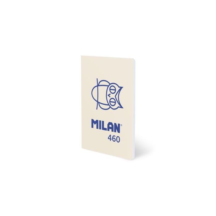 Milan 460 Since 1918 Libreta A5 Grapada - Hojas Blancas - 24 Hojas de 95g - Color Beige