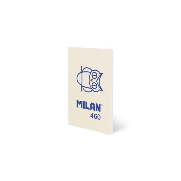 Milan 460 Since 1918 Libreta A5 Grapada - Papel a Lineas - 24 Hojas de 95g - Color Beige